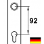 Profilzylinder 92mm (Deutscher Standard Haustüren)